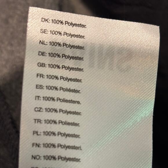 Rains Gray Durban Fleece Front Zip Jacket - size Large - Picture 6 of 7